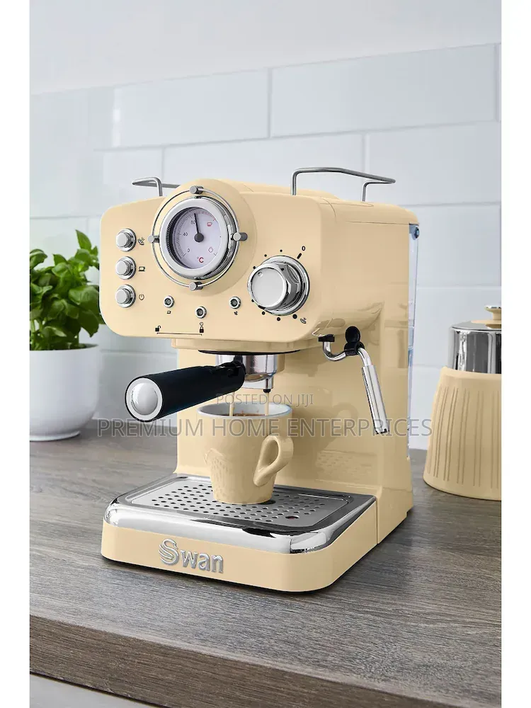 Swan Cream Pump Espresso Coffee Machine