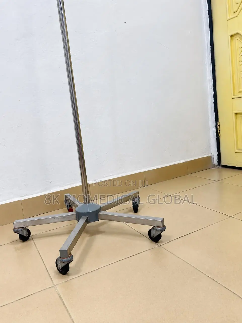 4-Arm Stainless Steel IV Drip Stand / Infusion Stand
