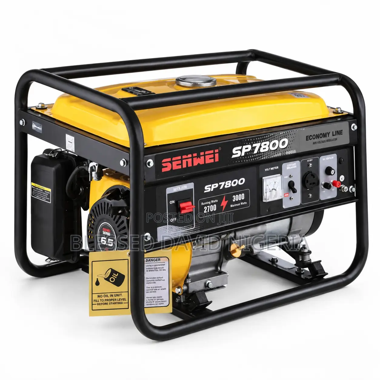 Senwei SP7800 3.3KVA 2700W Manual Generator
