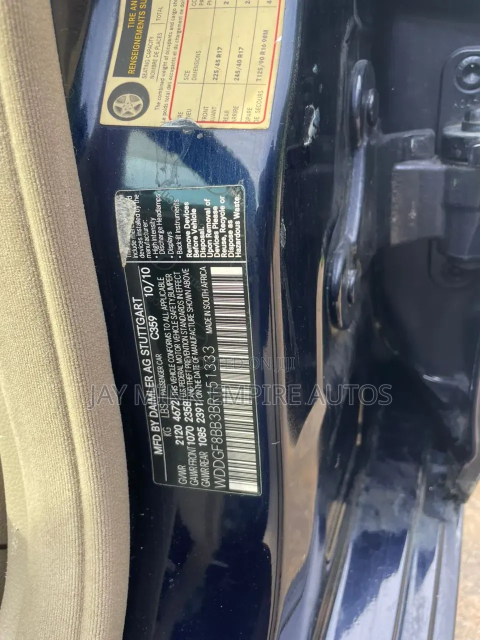 Mercedes-Benz C300 2011 Blue