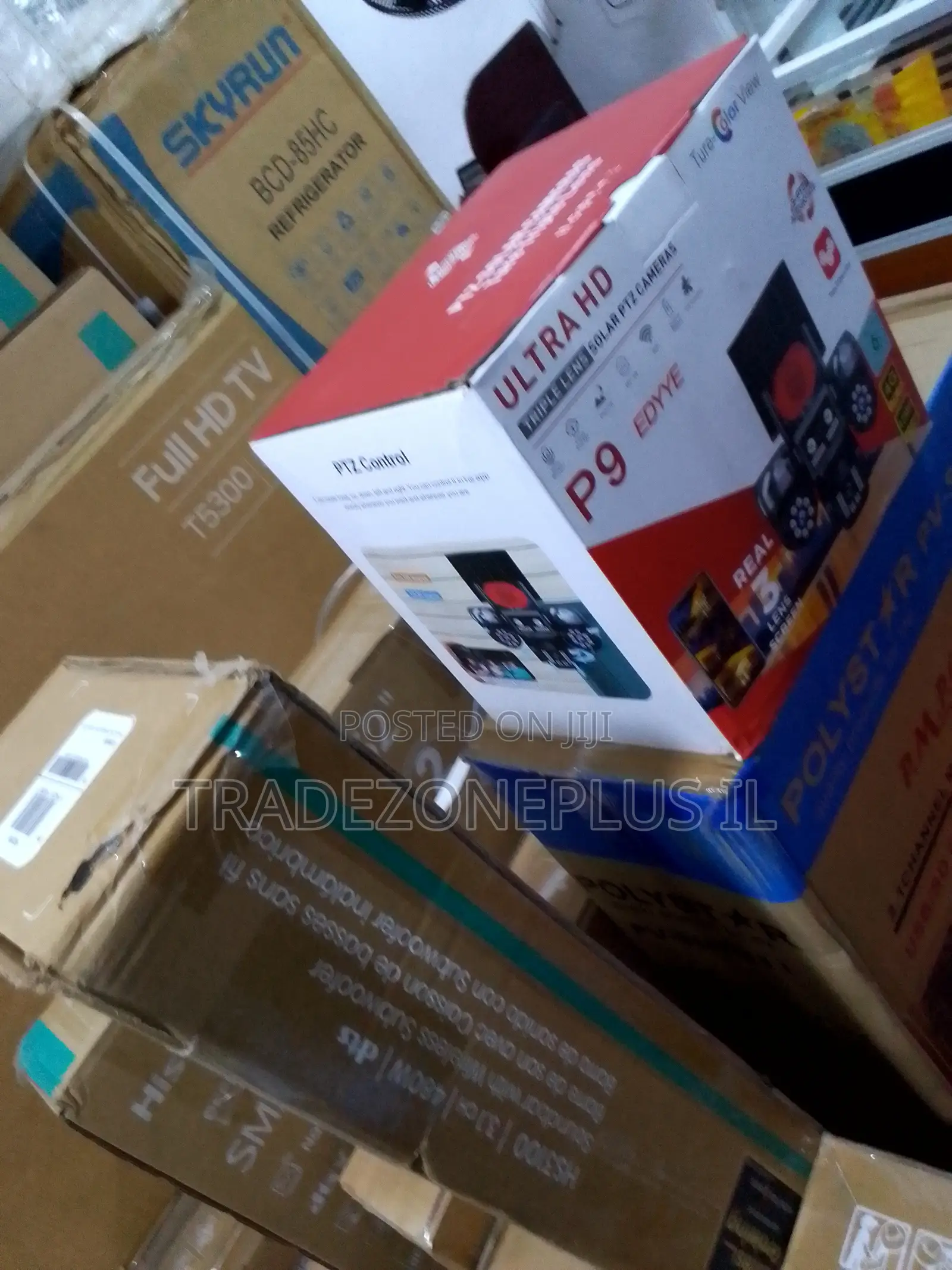 Ultra HD Triple Lens Solar PTZ Security Camera