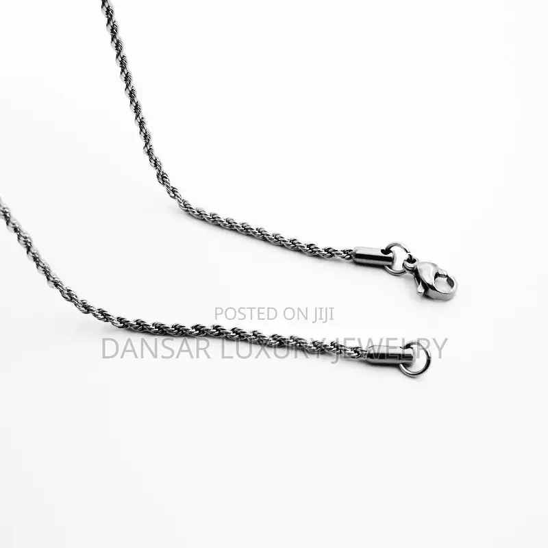 Twist Luxe Unisex Luxury Silver Chain