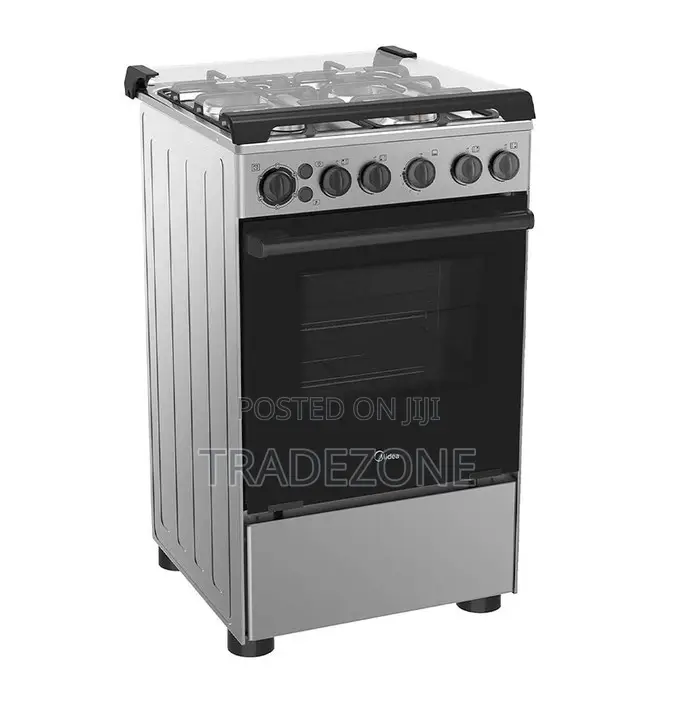 Midea 50x55 4 Burner Gas Cooker 5055-4g082-S SLIVER