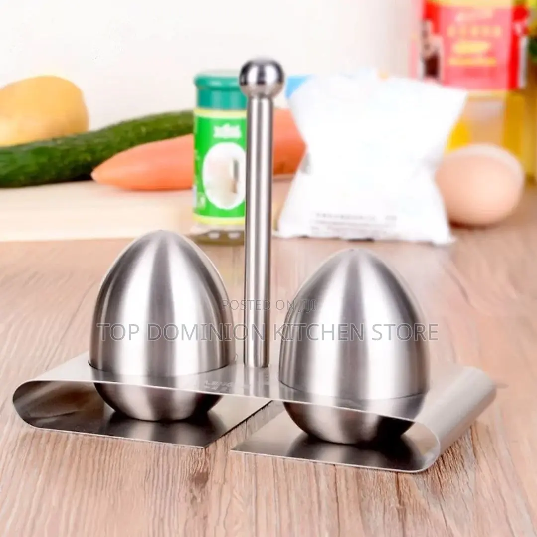 Stainless Steel Quality Egg Shaped Salt Pepper Shaker