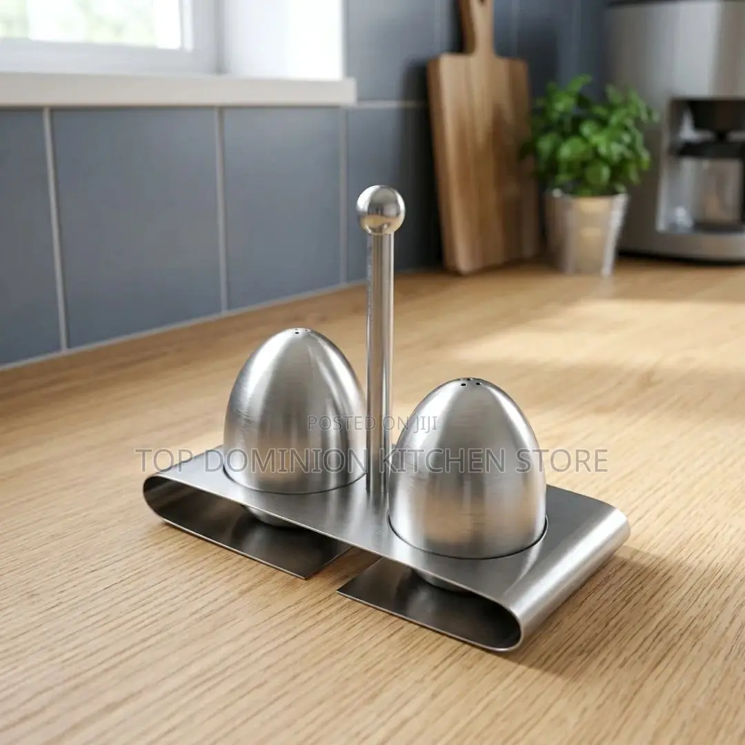Stainless Steel Quality Egg Shaped Salt Pepper Shaker