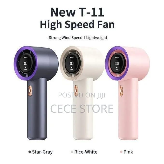 Digital Handheld Rechargeable Fan