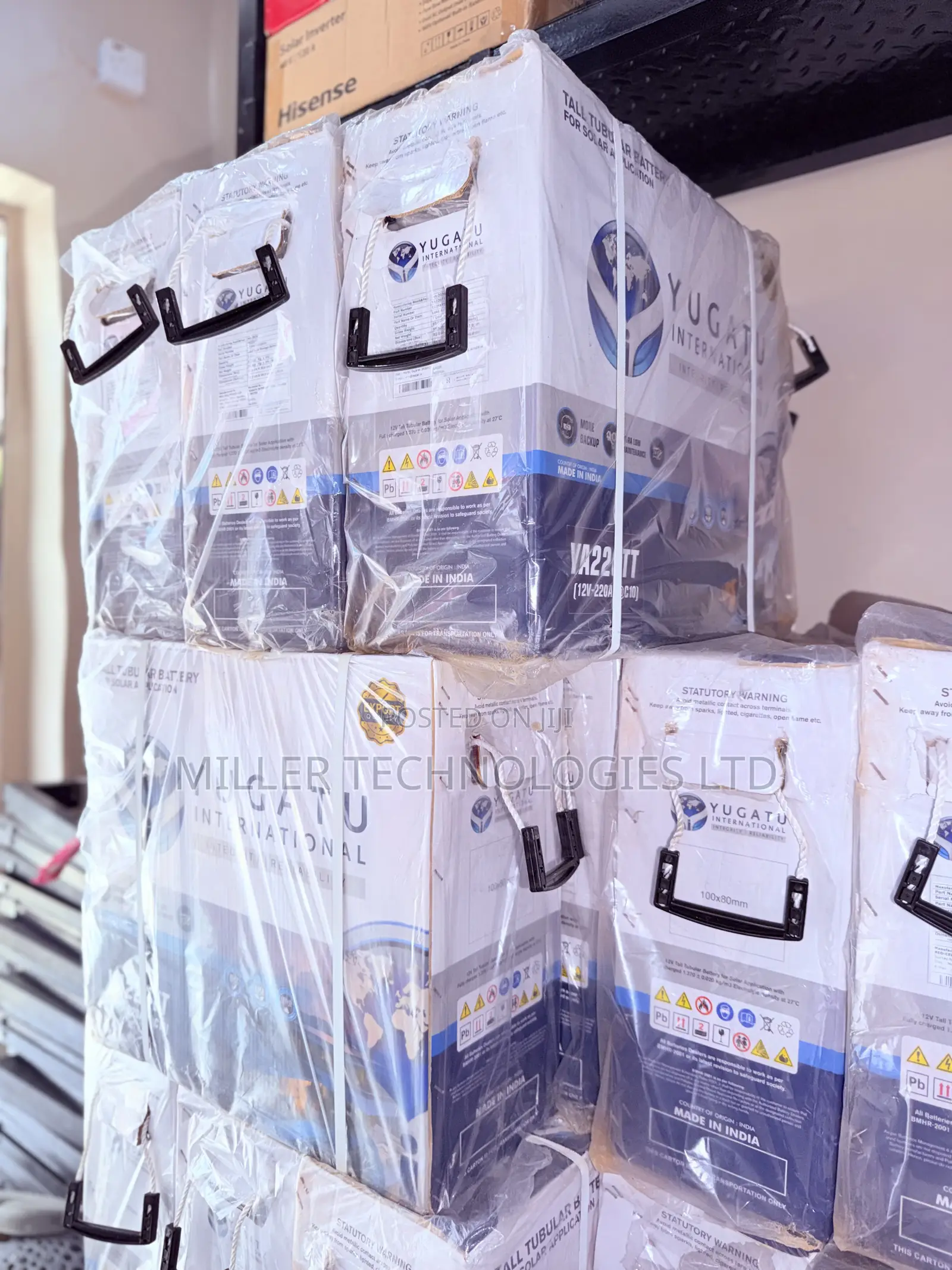 Yugatu Solar Tubular Battery for Inverter Systems