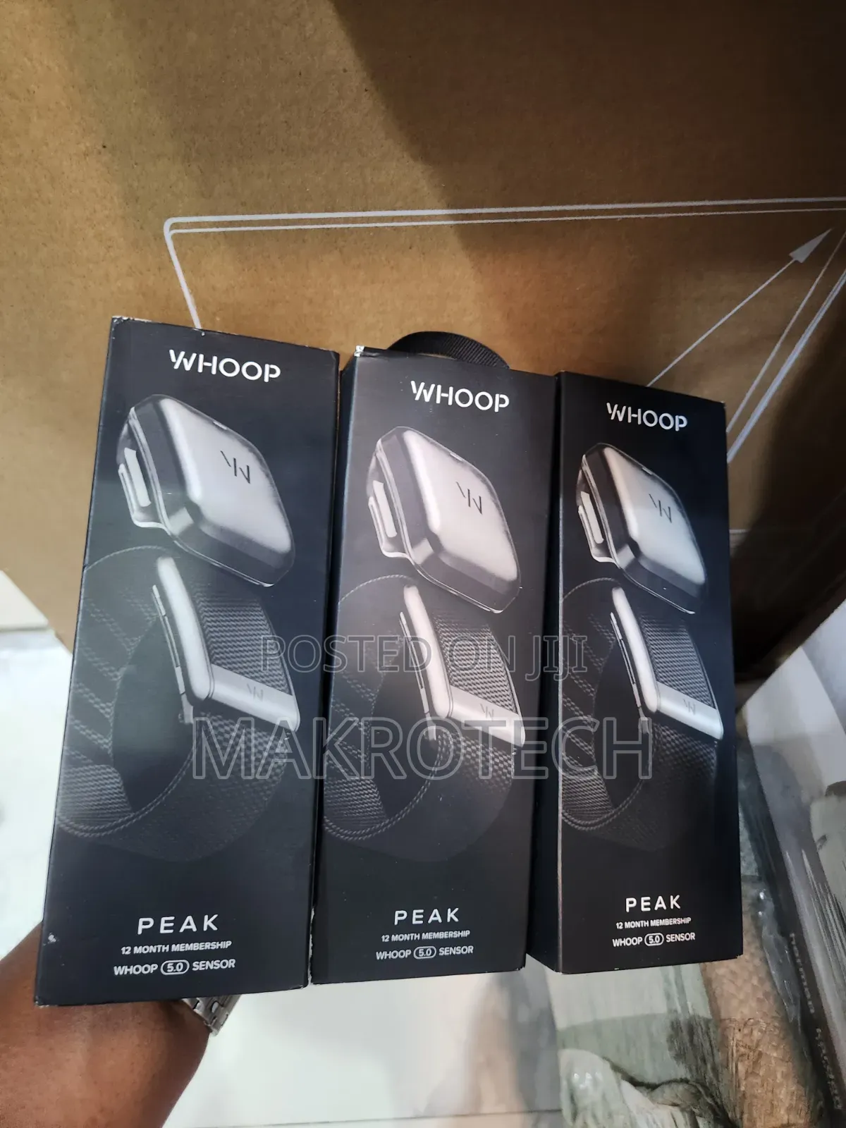 Whoop Peak 5.0 – 12-Month Membership – 5.0 and Fitness Wearable
