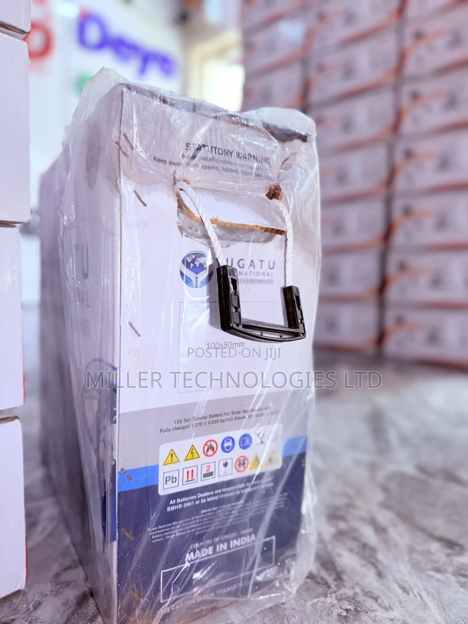 Yugatu Deep Cycle Tubular Battery for Solar Systems