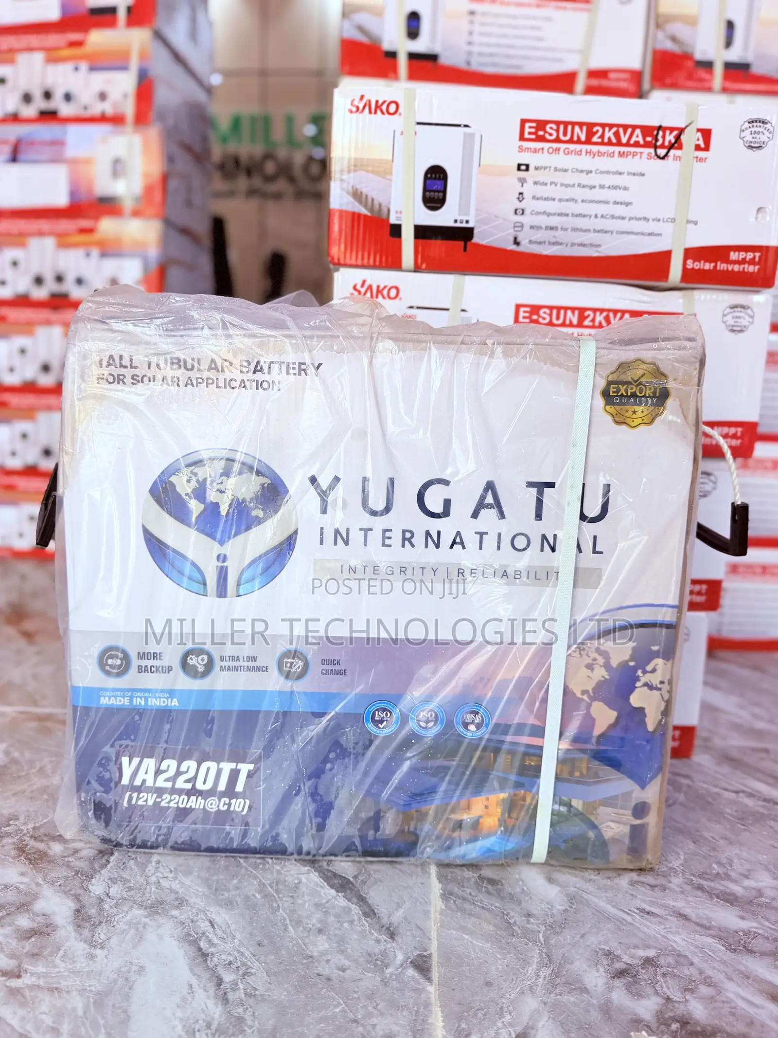 Yugatu Heavy Duty Tubular Inverter Battery