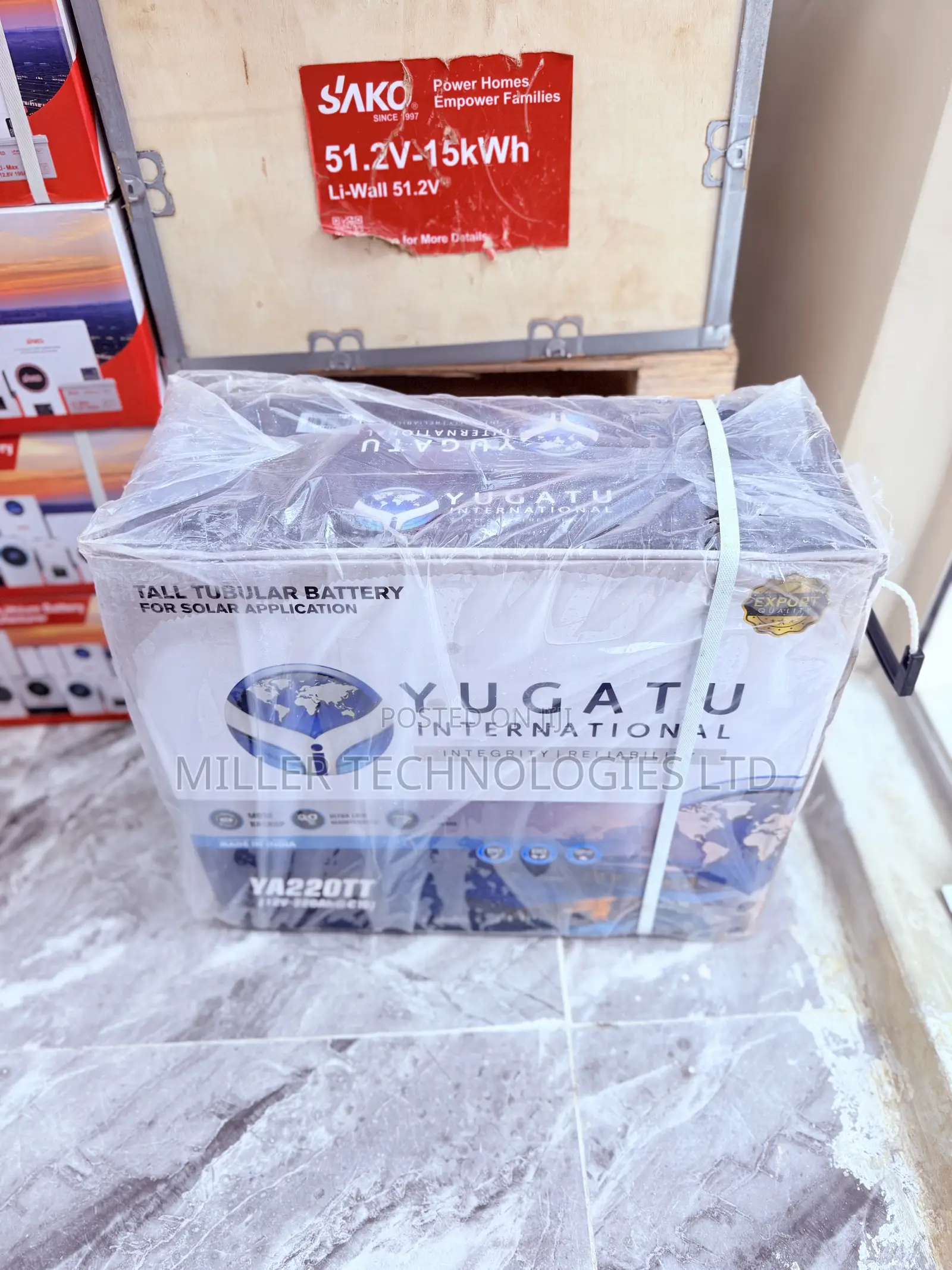 Yugatu Long-Life Tubular Battery – Solar Power Backup