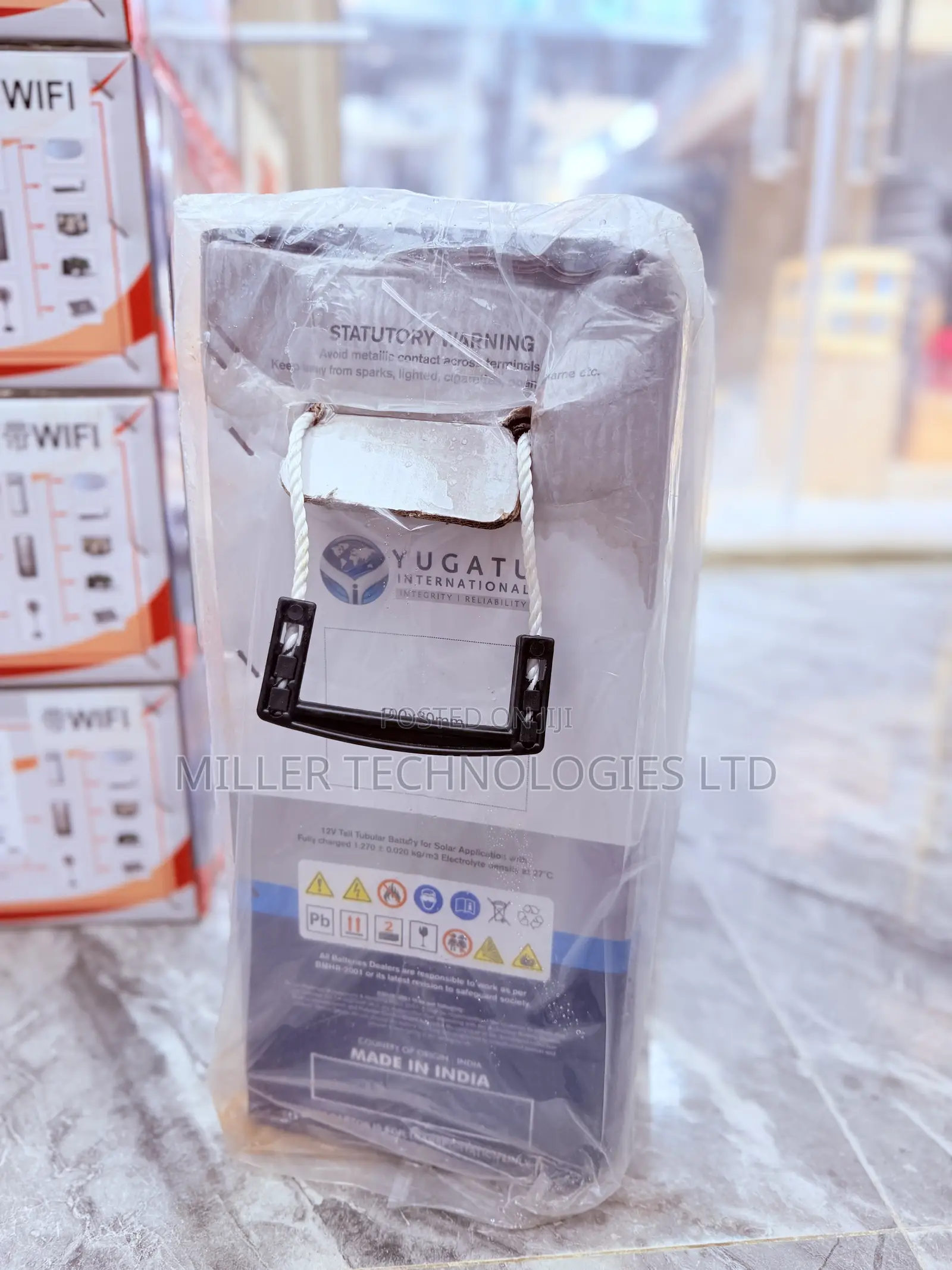 Yugatu Tubular Solar Battery for Home Office