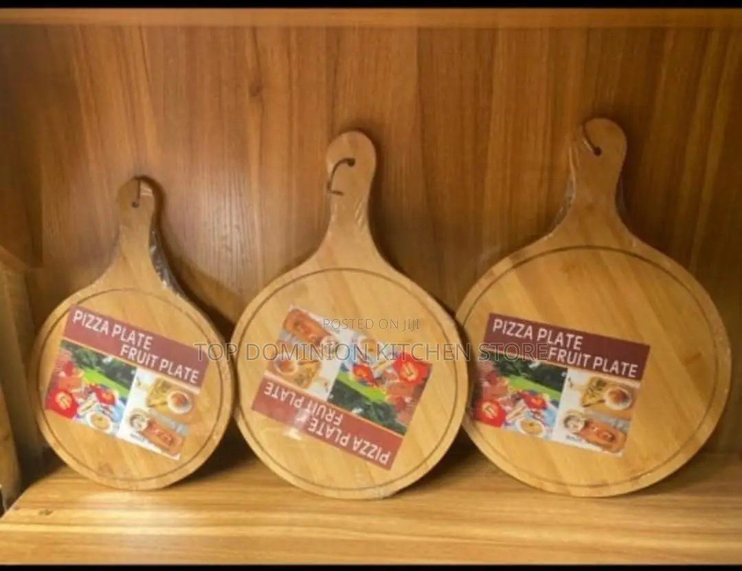 Round Wooden Food Platter, Pizza Plate