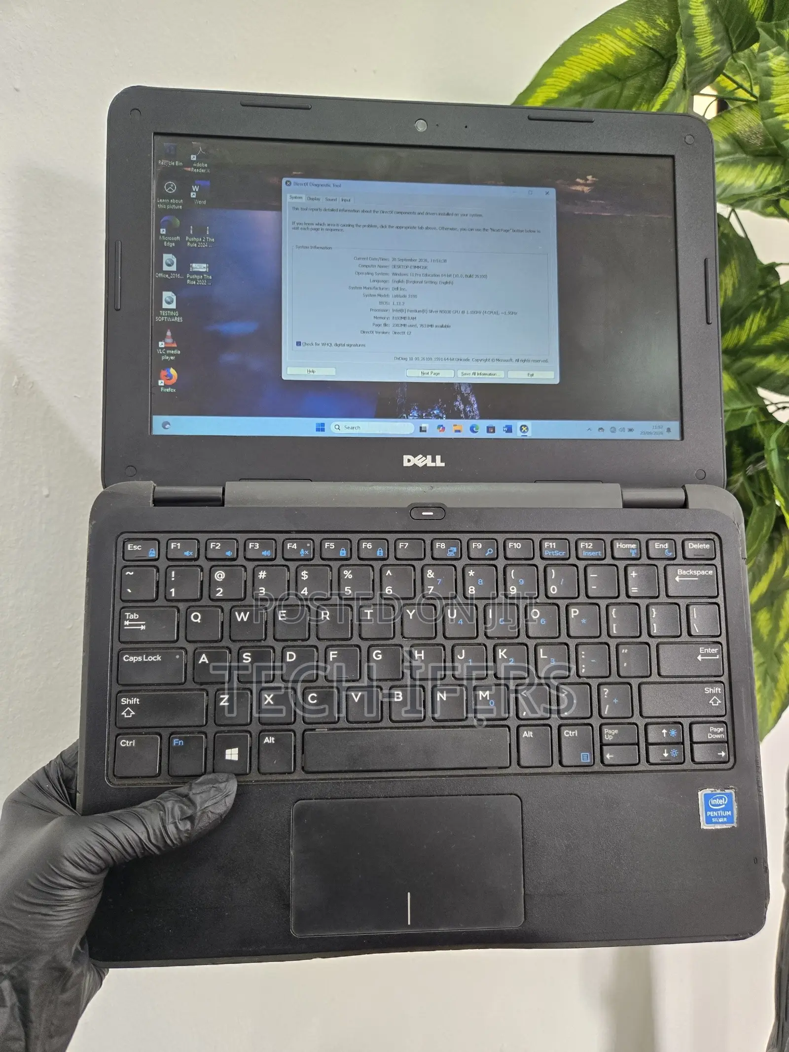 Laptop Dell Latitude 3190 8GB Intel Pentium SSD 128GB