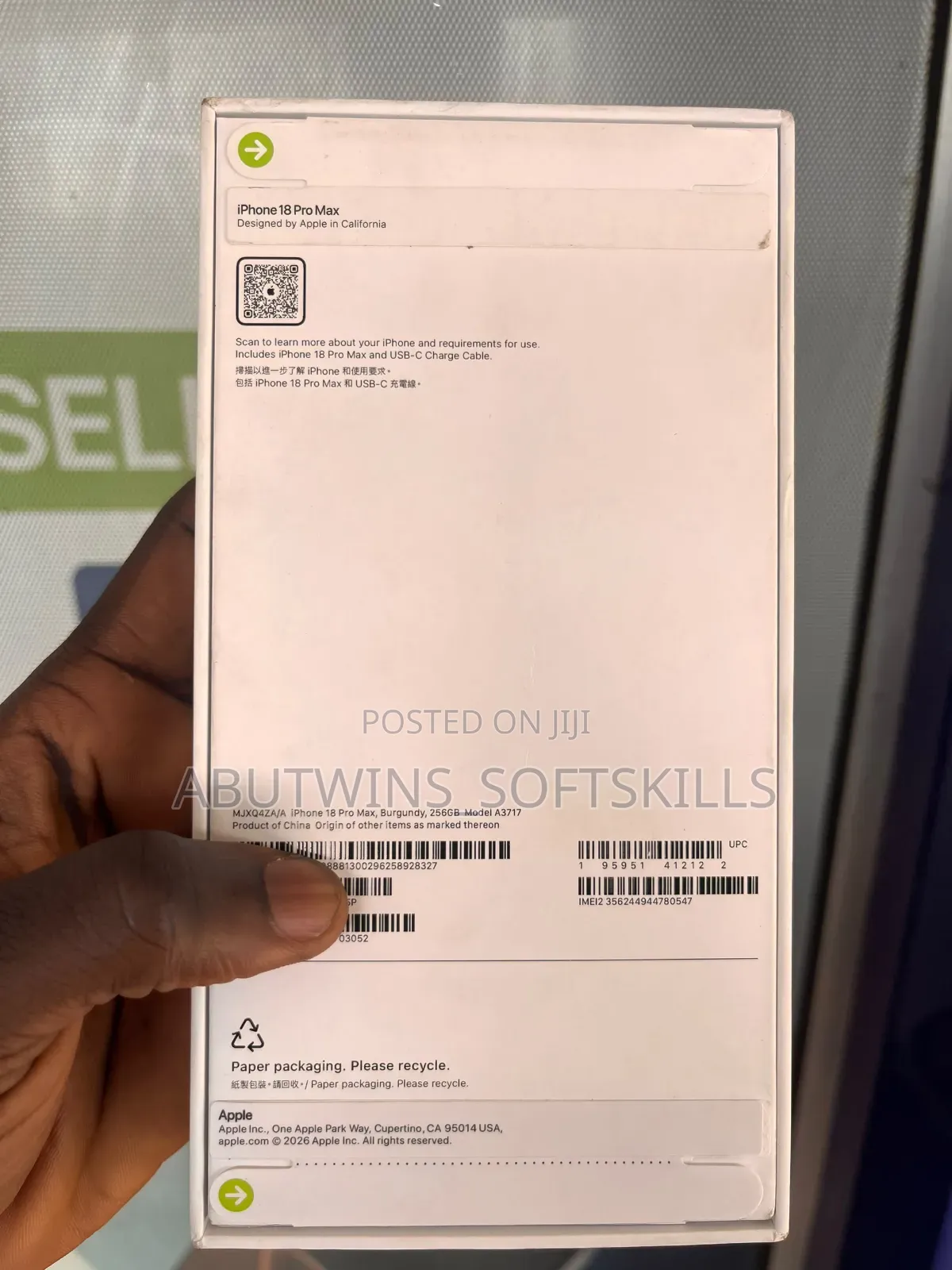 New Apple iPhone 18 Pro Max 256 GB