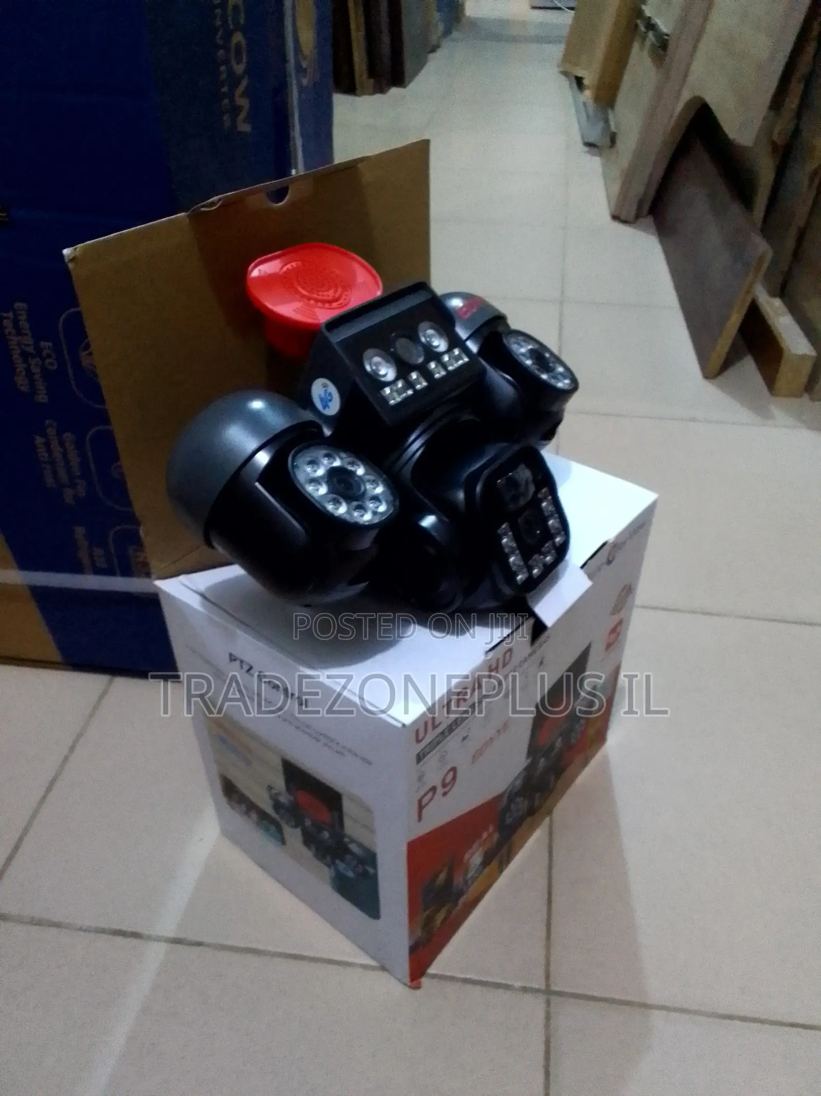 Triple Lens PTZ Solar Camera for Homes and Shops