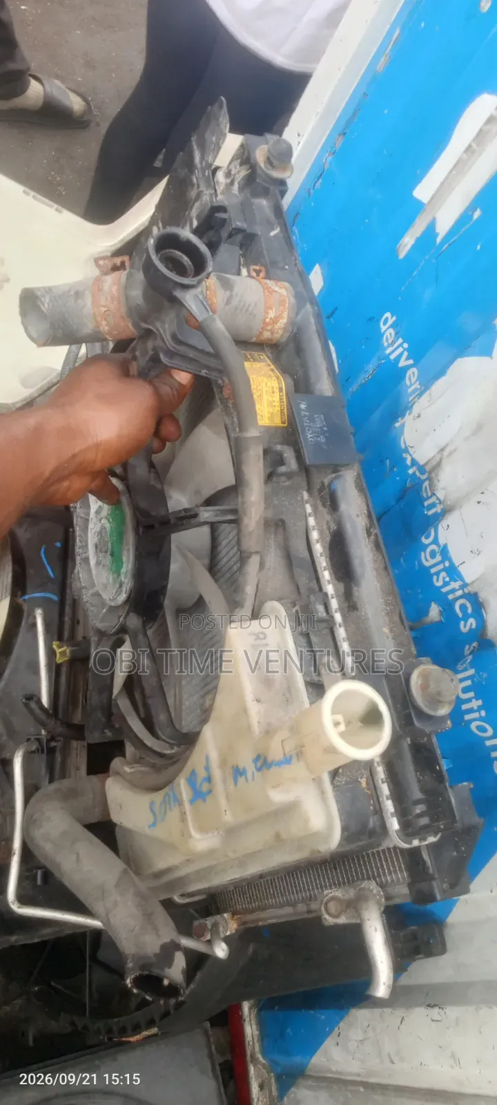 Toyota Yaris Radiator and Fan With Condenser