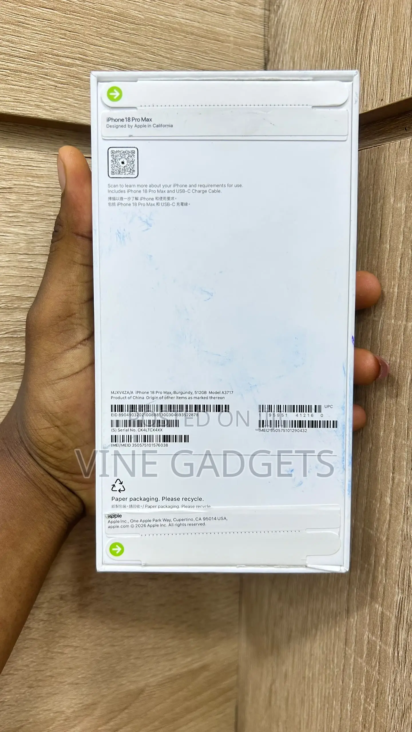 New Apple iPhone 18 Pro Max 256 GB