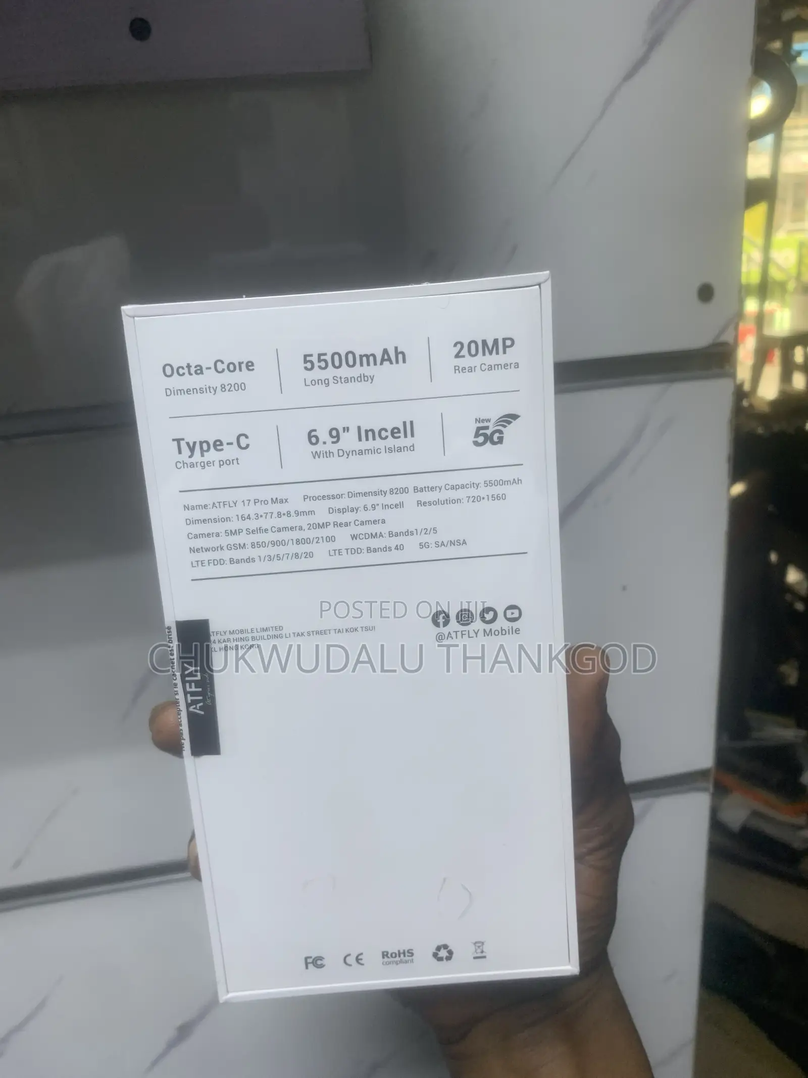 New Mobile Phone 128 GB Blue