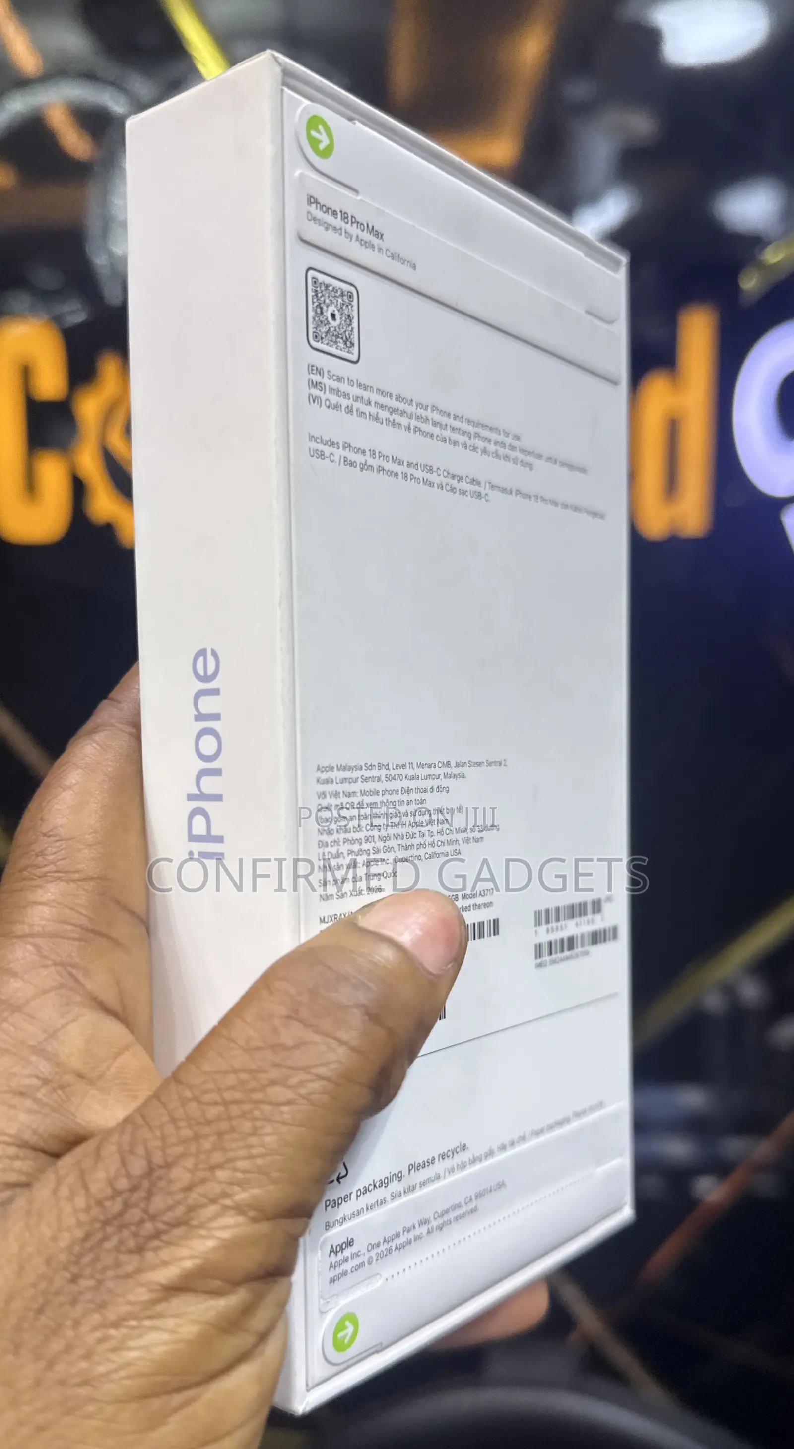 New Apple iPhone 18 Pro Max 256 GB Blue