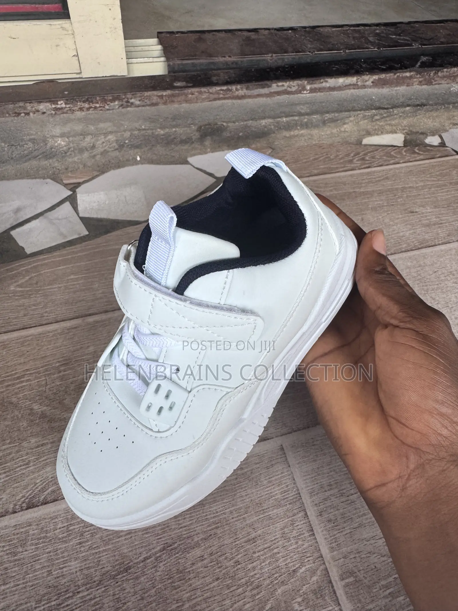School White Canvas Hi Way Lace and Strap