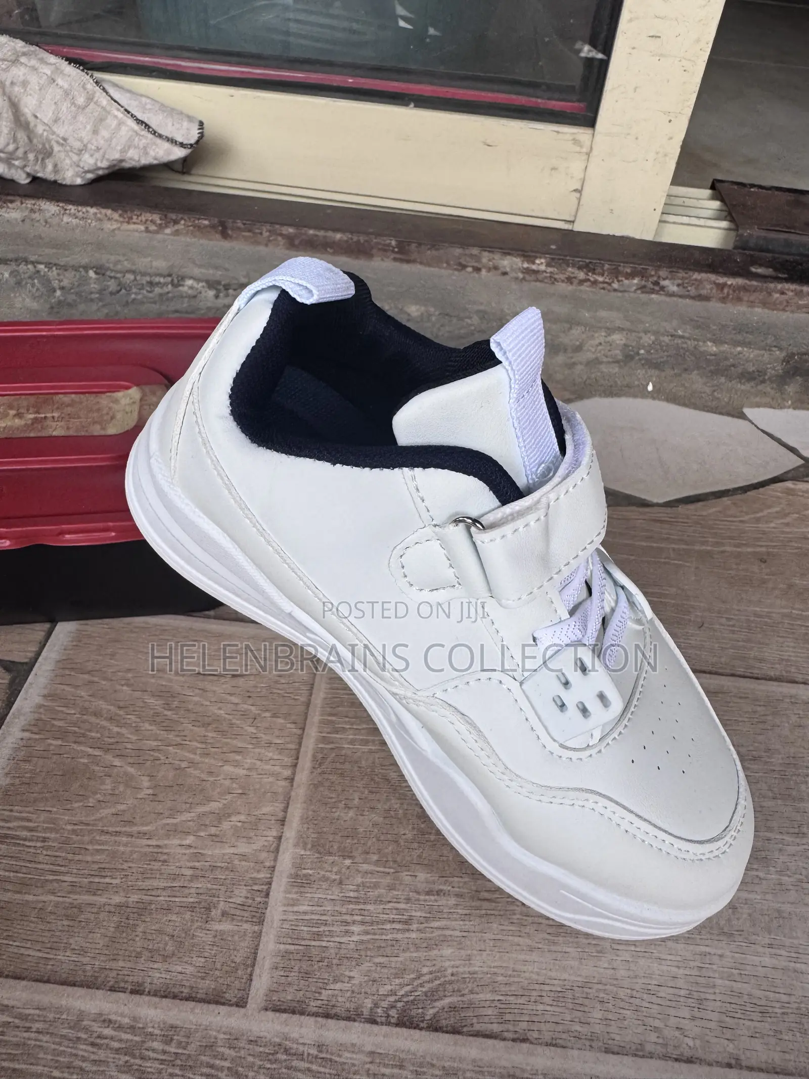 School White Canvas Hi Way Lace and Strap