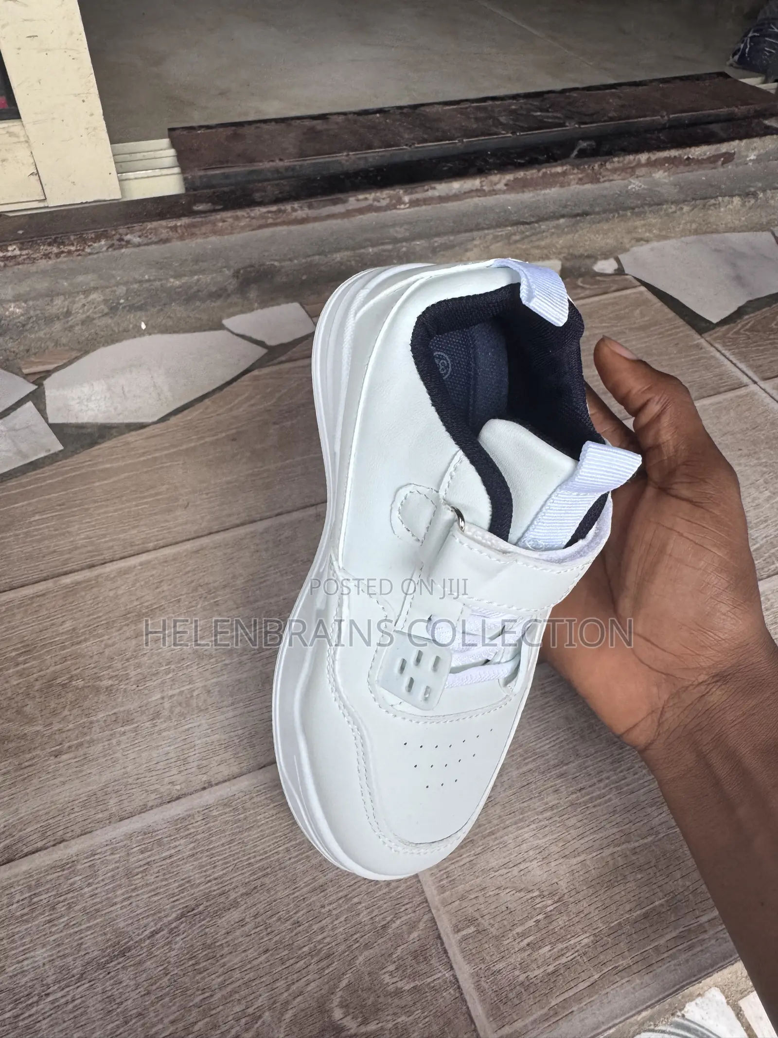 School White Canvas Hi Way Lace and Strap