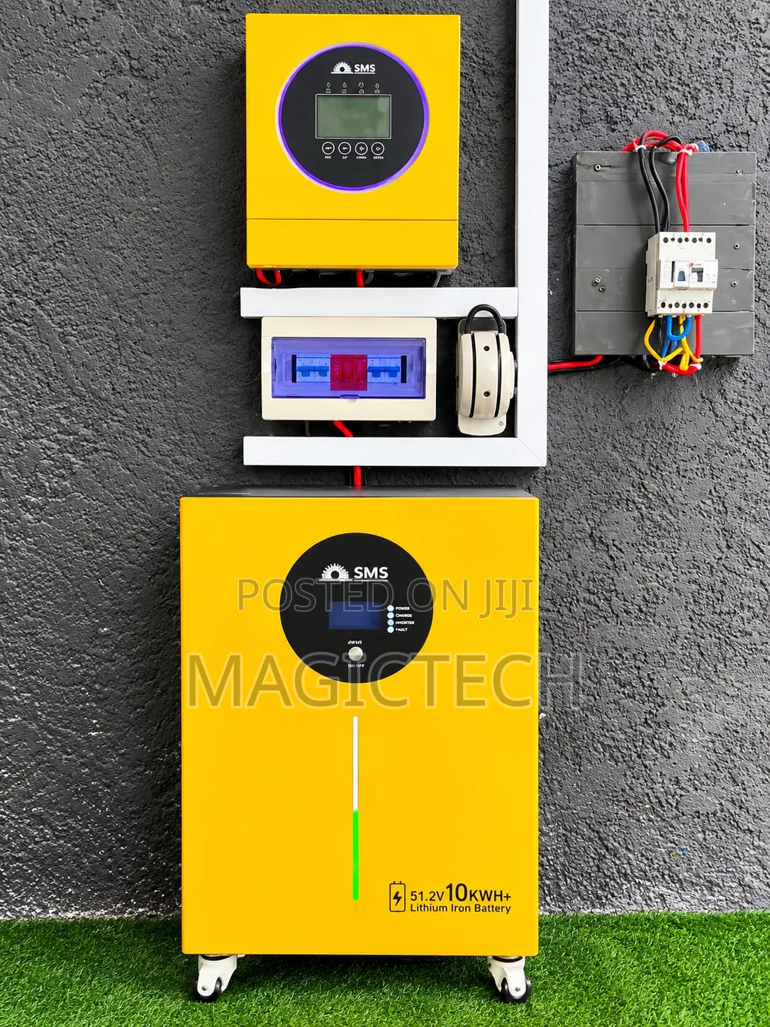 SMS 10kwh Lithium Battery With SMS 6.5kva Hybrid Inverter