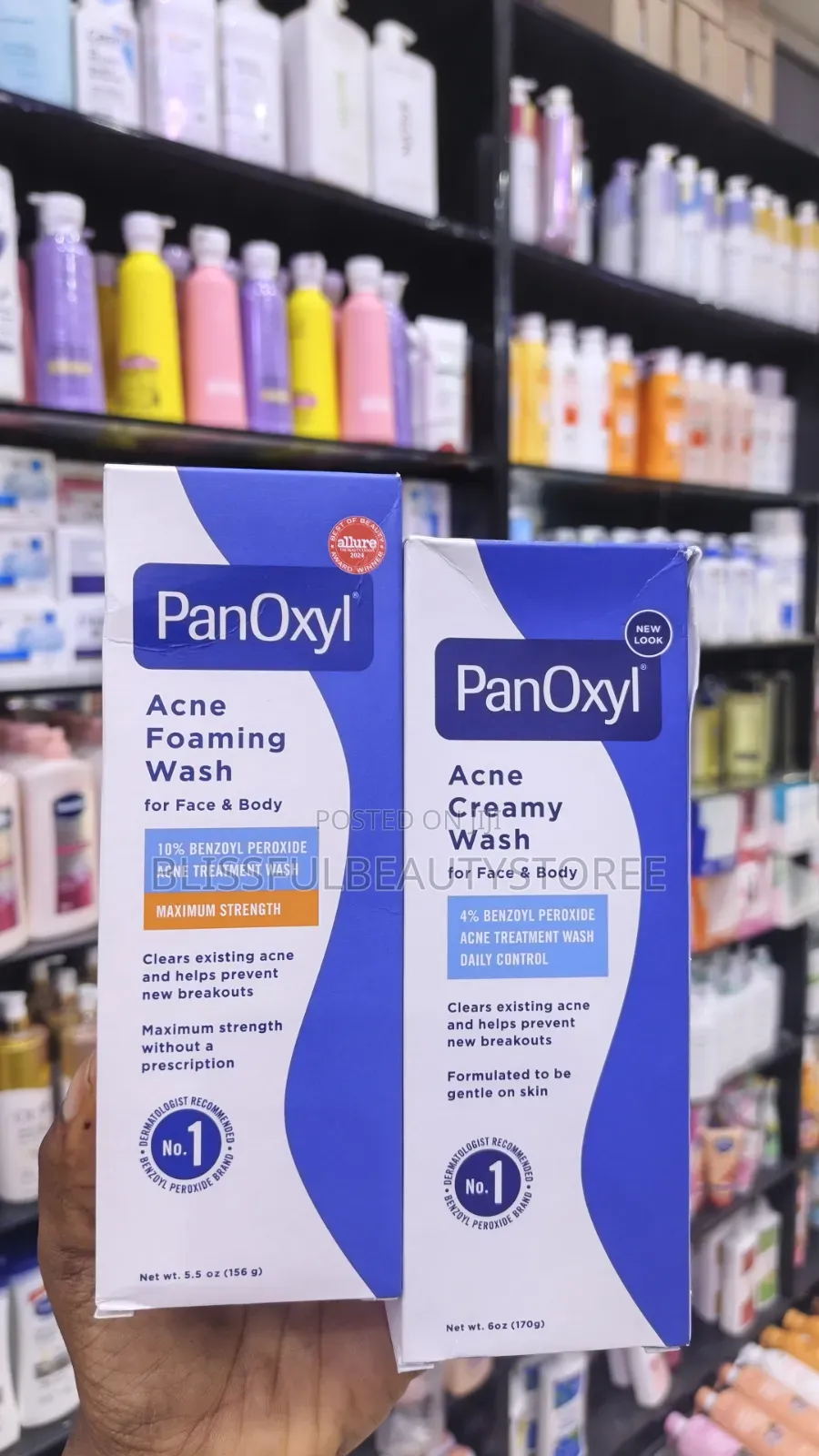 PanOxyl 4% and 10%