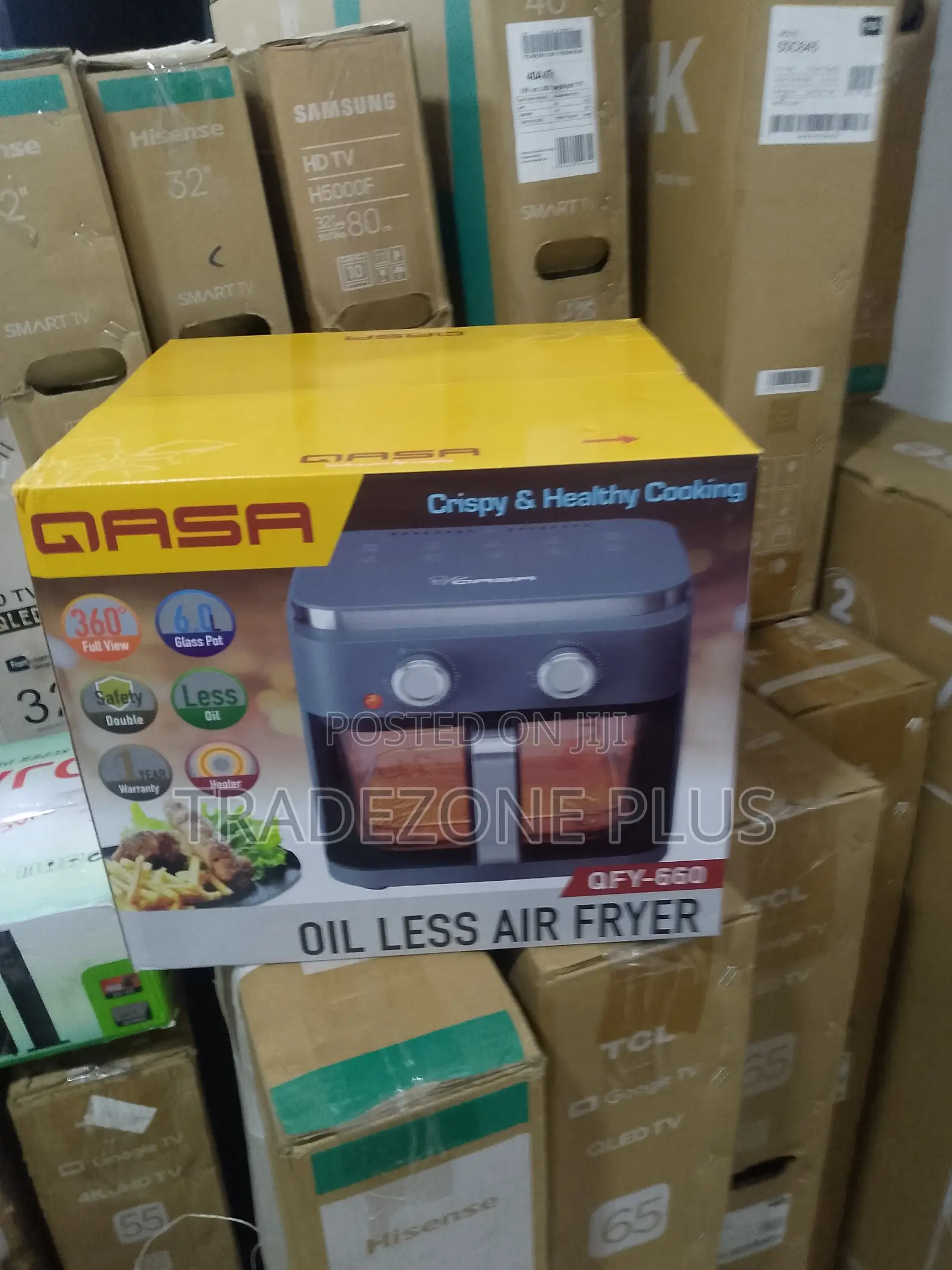 Qasa Air Fryer – Quick Tasty Meal Preparation