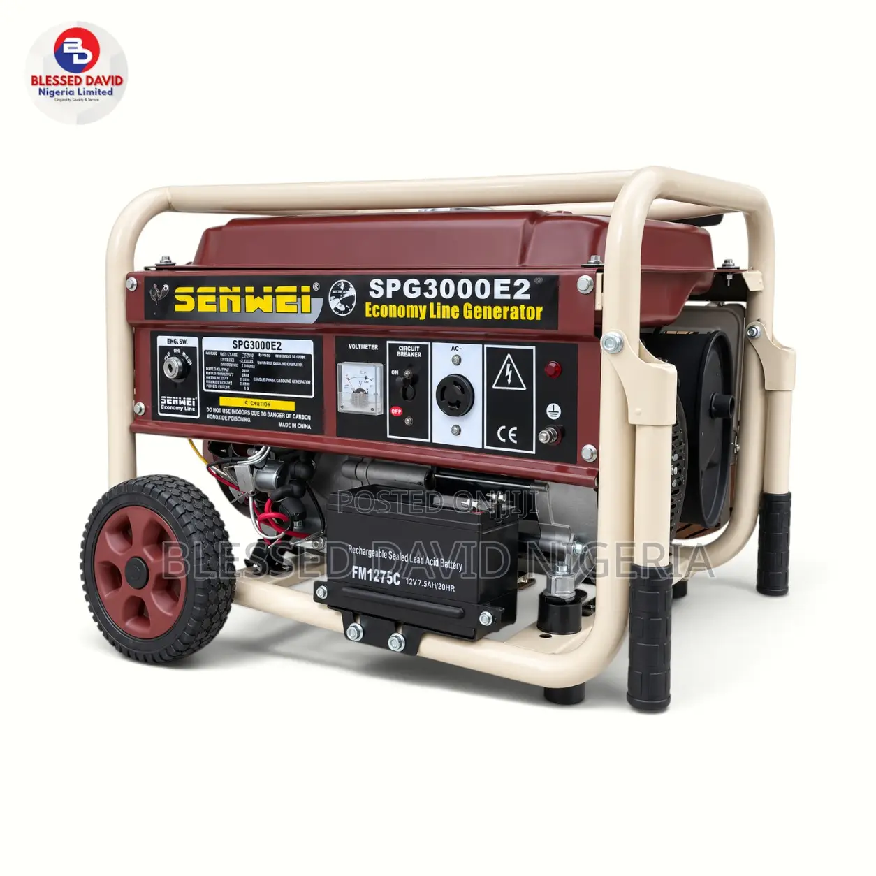 Senwei SPG3000E2 3.2kva 2.5kw Key Start Generator