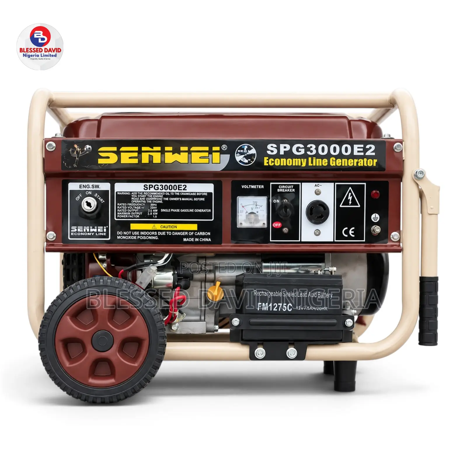 Senwei SPG3000E2 3.2kva 2.5kw Key Start Generator