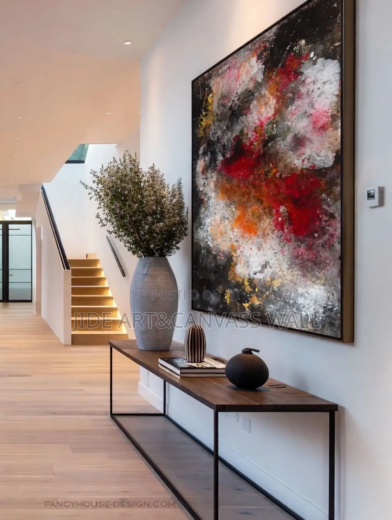Art Canvass Material on a Wooden Frame