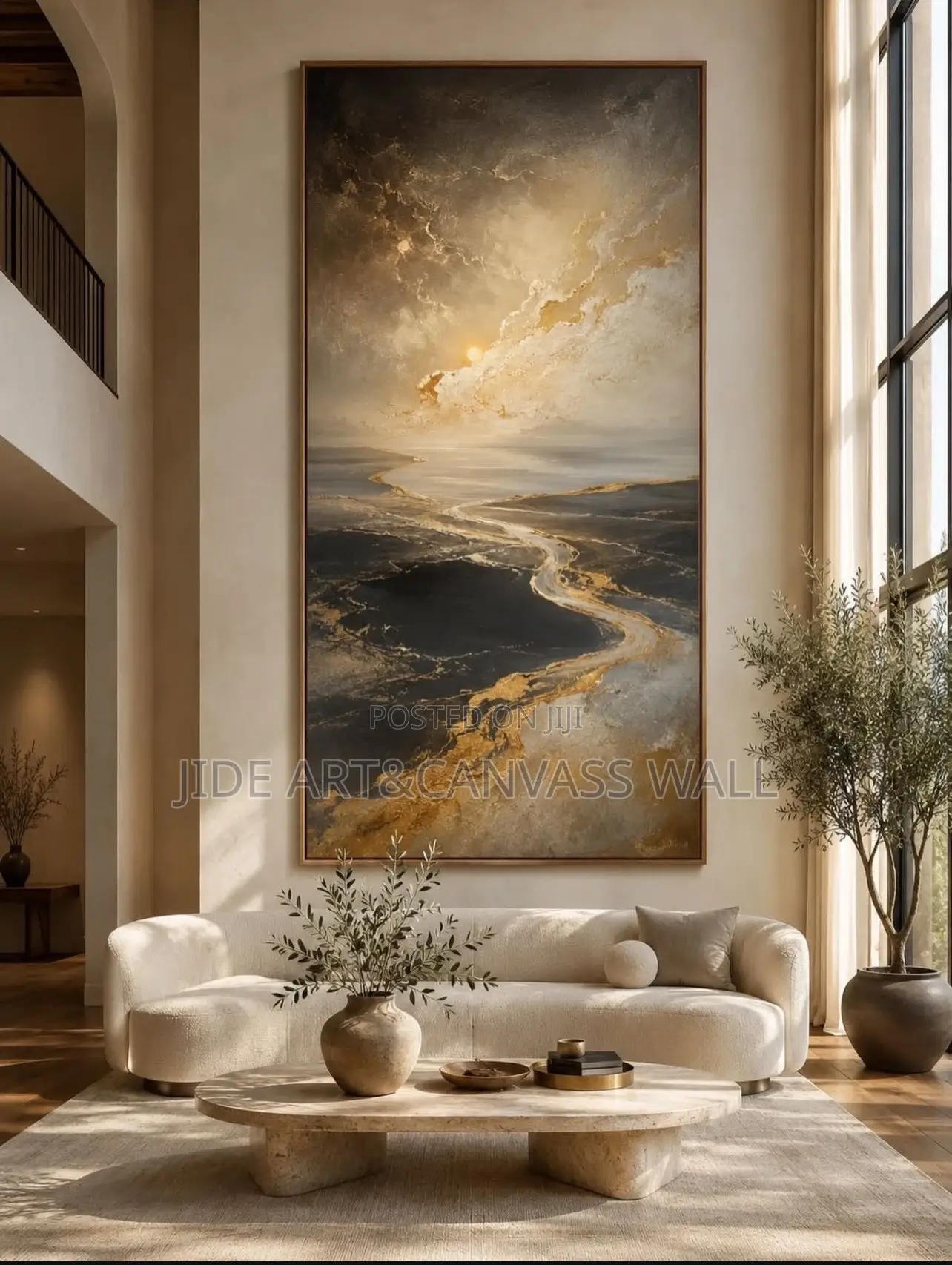 Art Canvass Material on a Wooden Frame