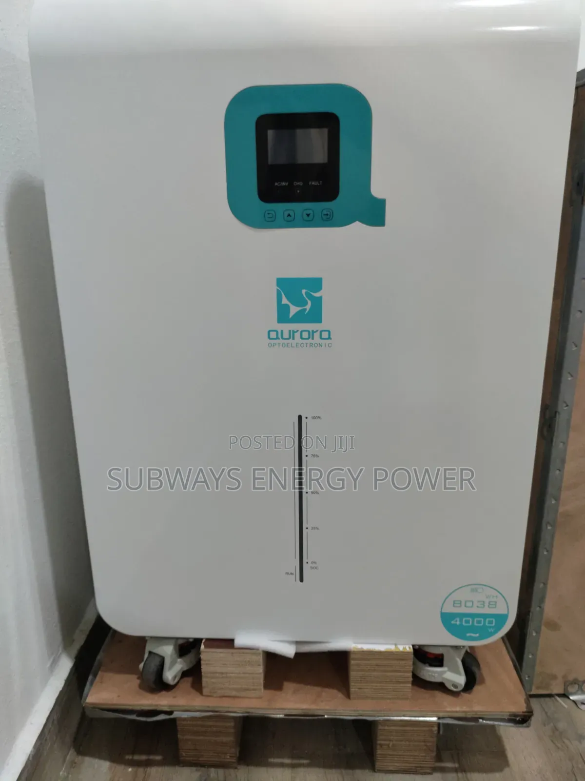8Kwh by 4Kva Aurora AIO Solar Generator Set.