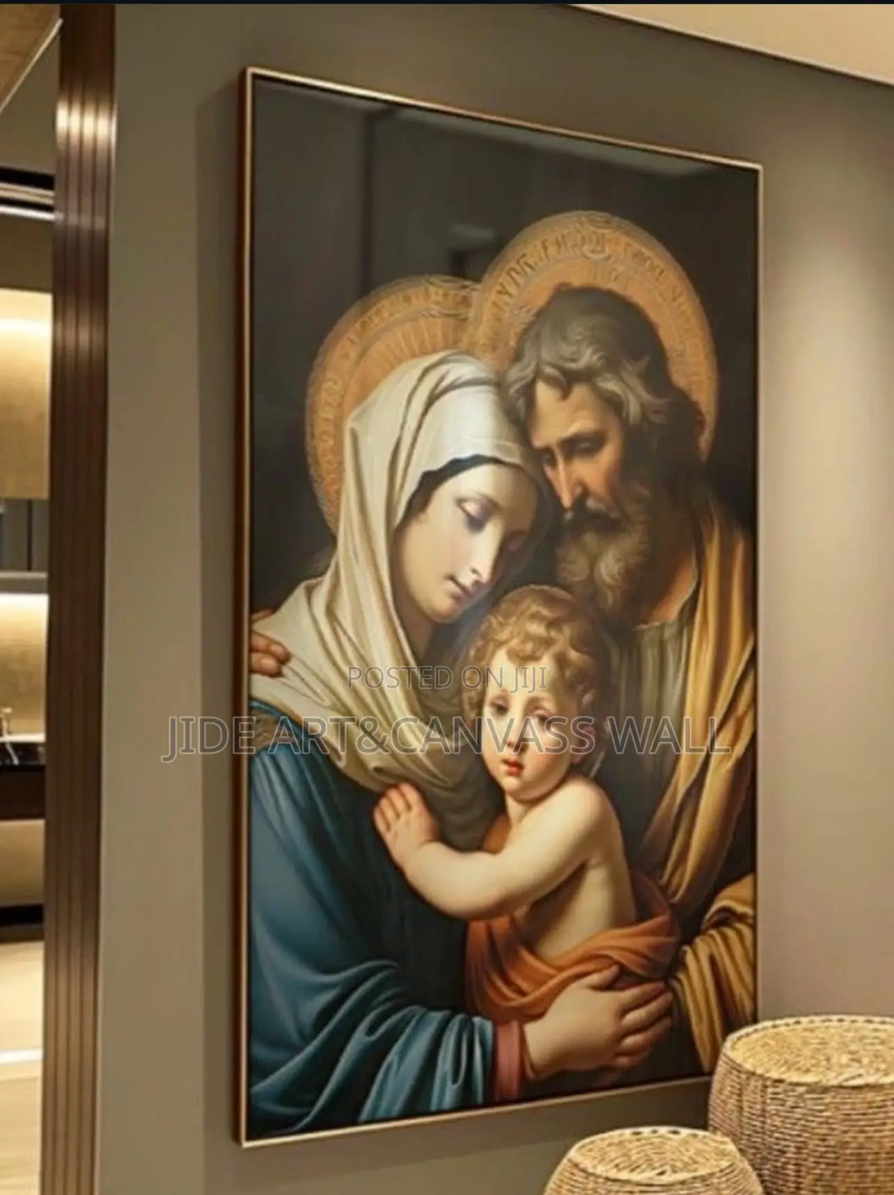 Canvass Material With a Wooden Frame of Your Choice