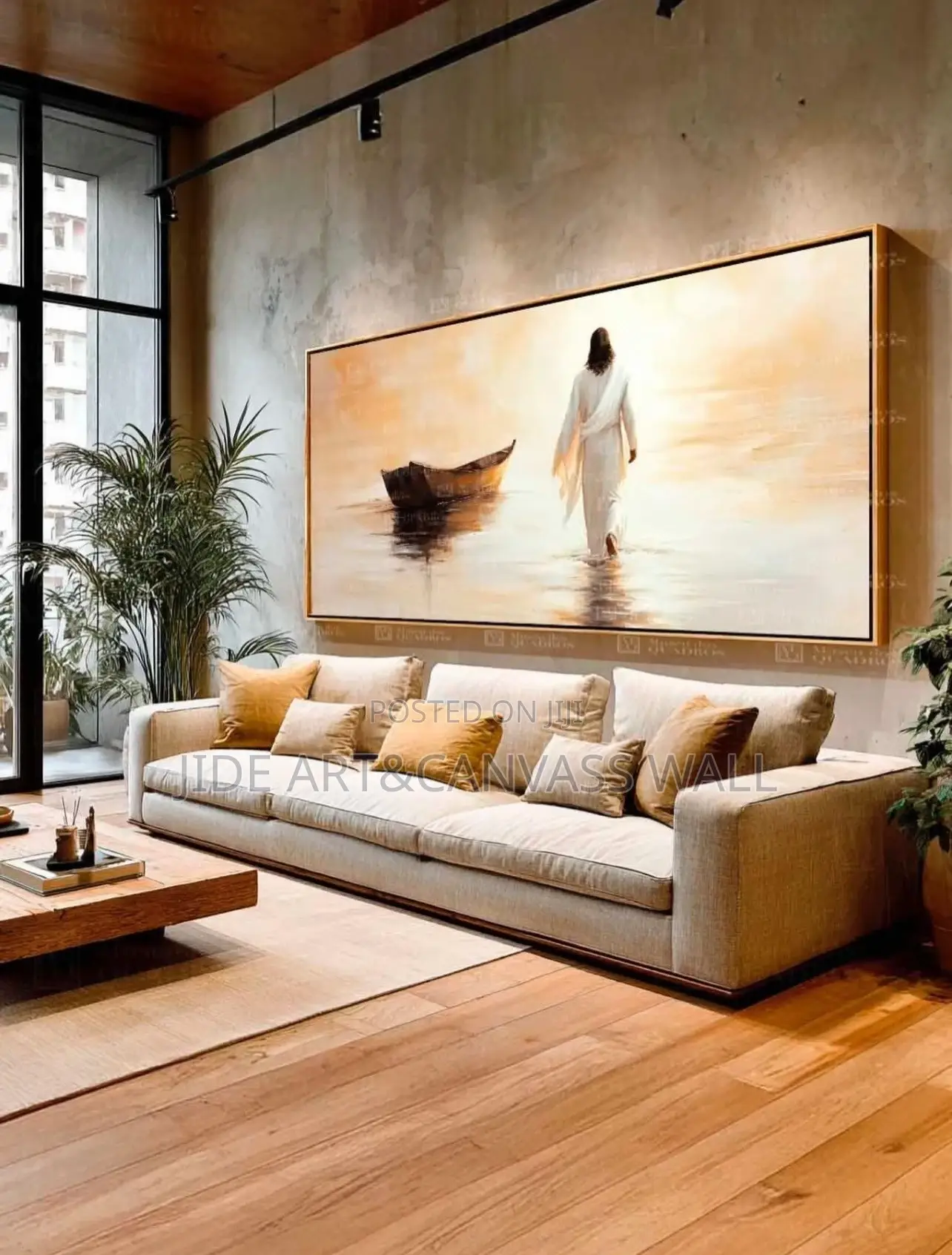 Canvass Material With a Wooden Frame of Your Choice
