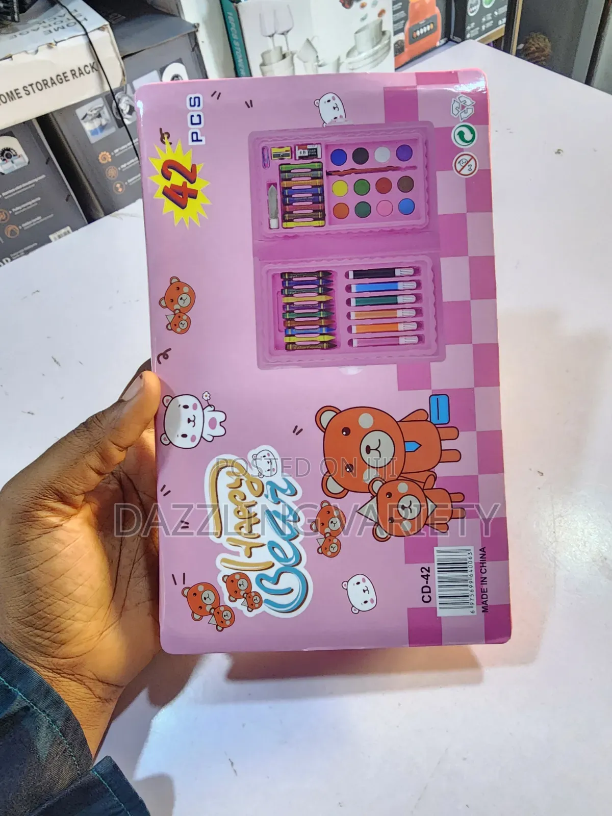 42 PCS Art Set for Children Watercolour and Crayons