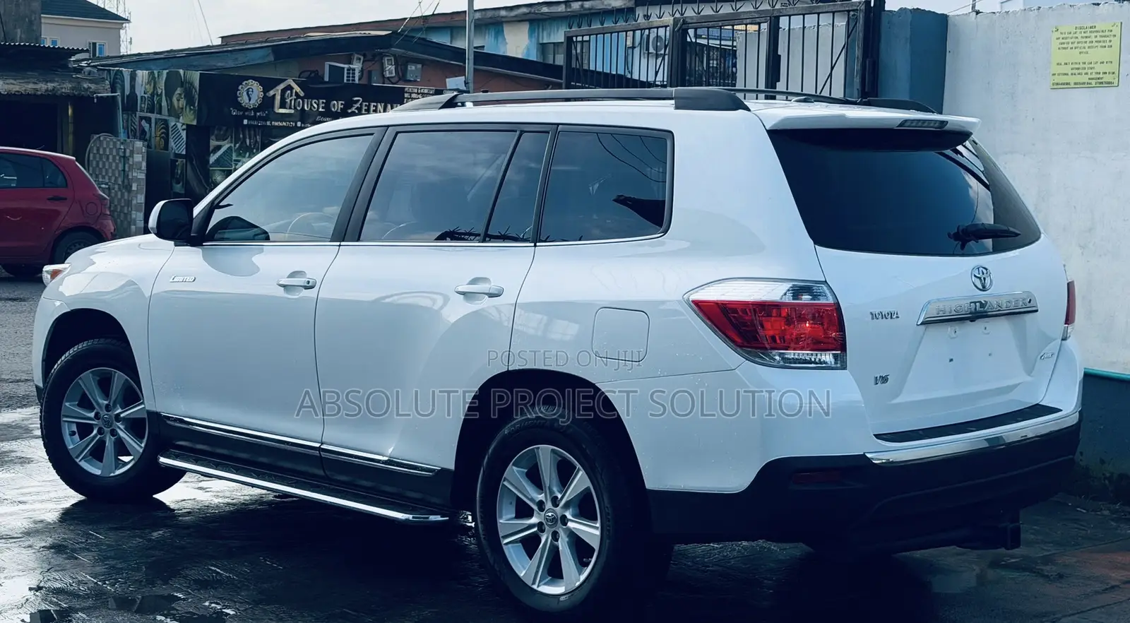 Toyota Highlander Limited 2012 White