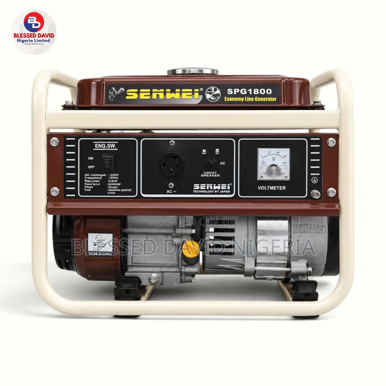 Senwei SPG1800 1.2kva 1.0kw Manual Generator