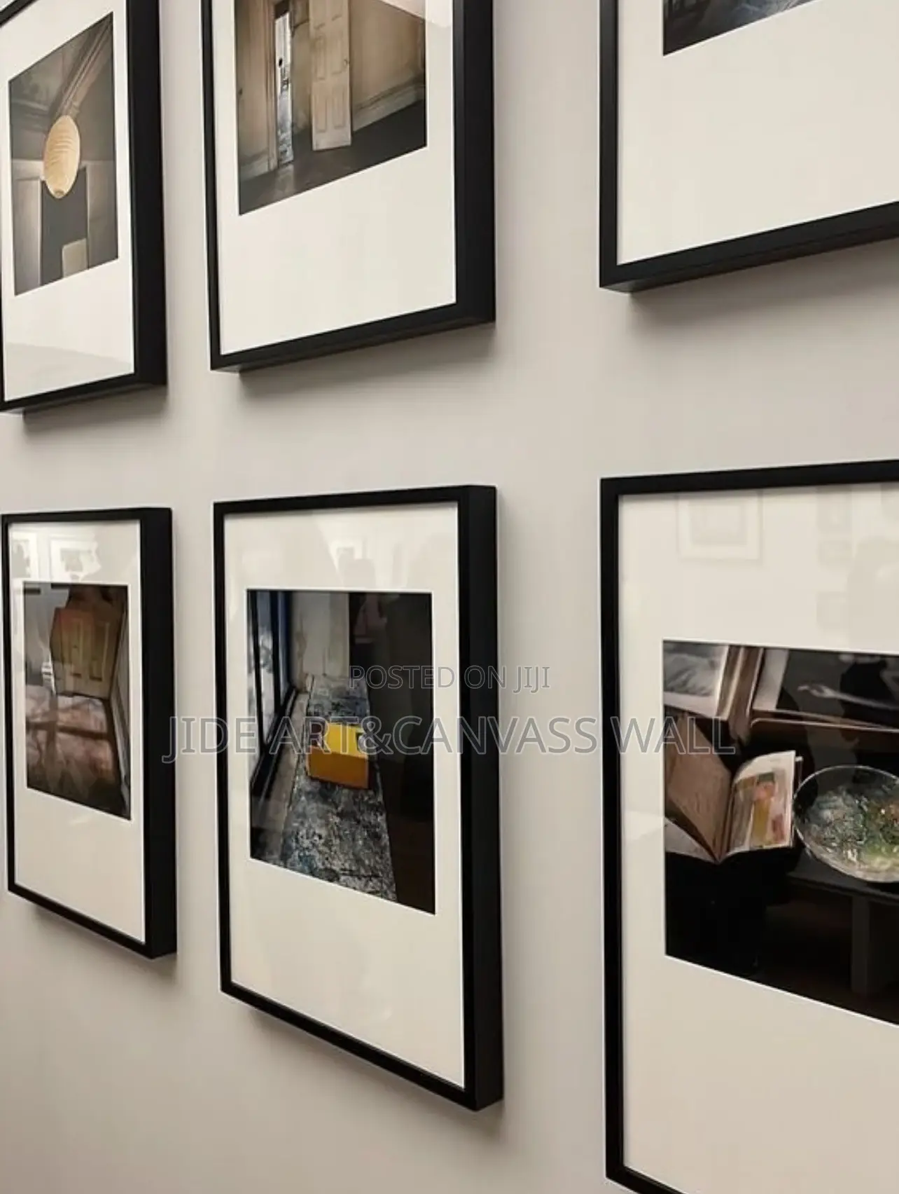 Black and White Pictures on a Vintage Frames of Any of Your Color