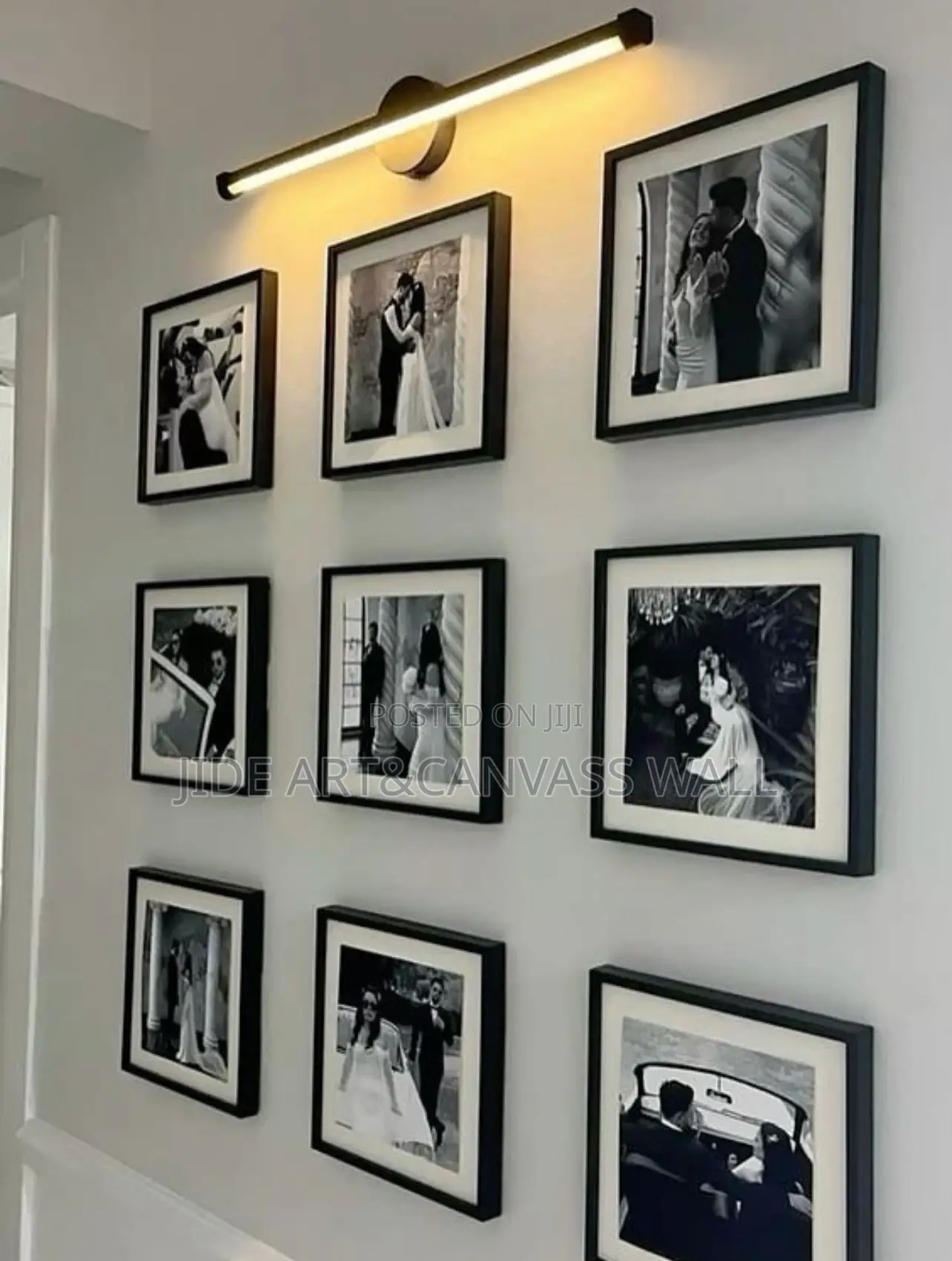 Black and White Pictures on a Vintage Frames of Any of Your Color