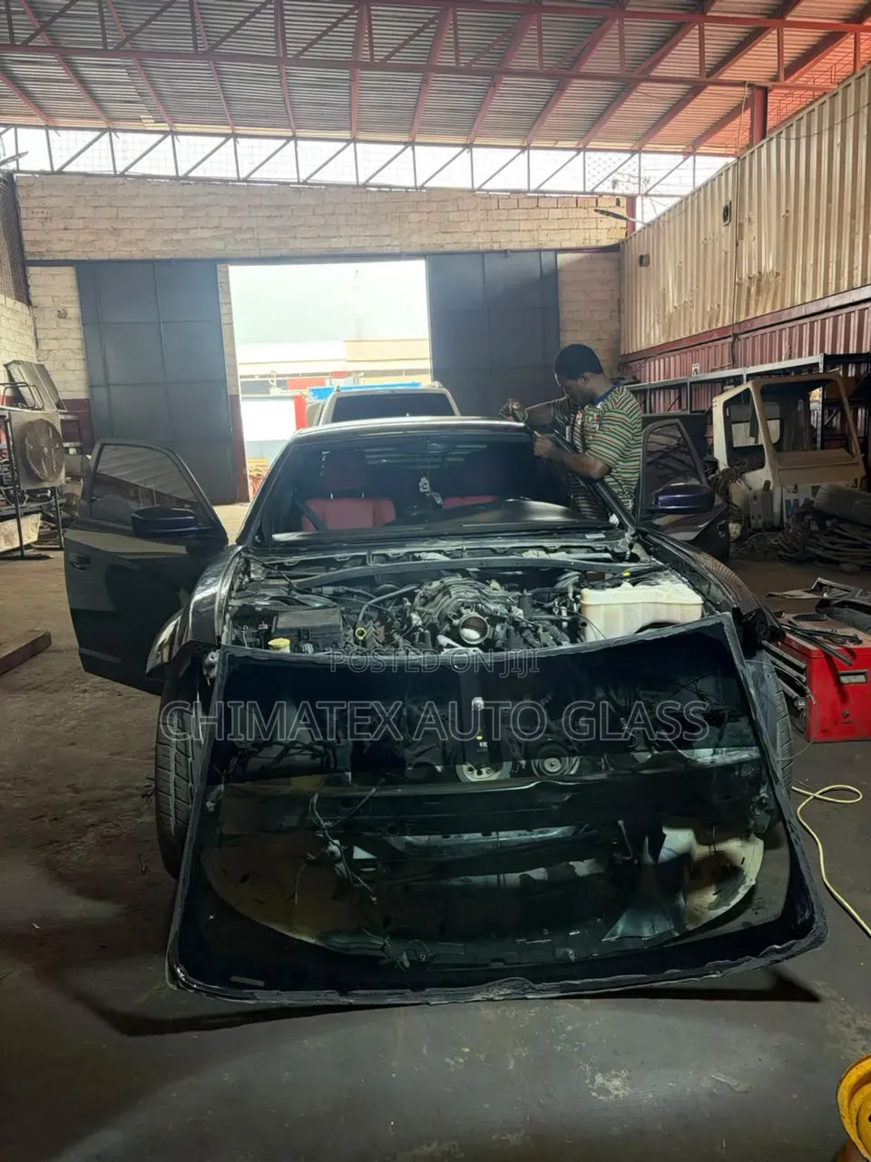 Dodge Charger 2016 Windscreen Glass Available Installed at Chimatex