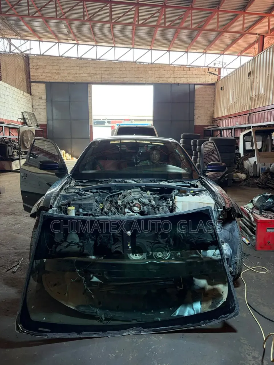 Dodge Charger 2016 Windscreen Glass Available Installed at Chimatex