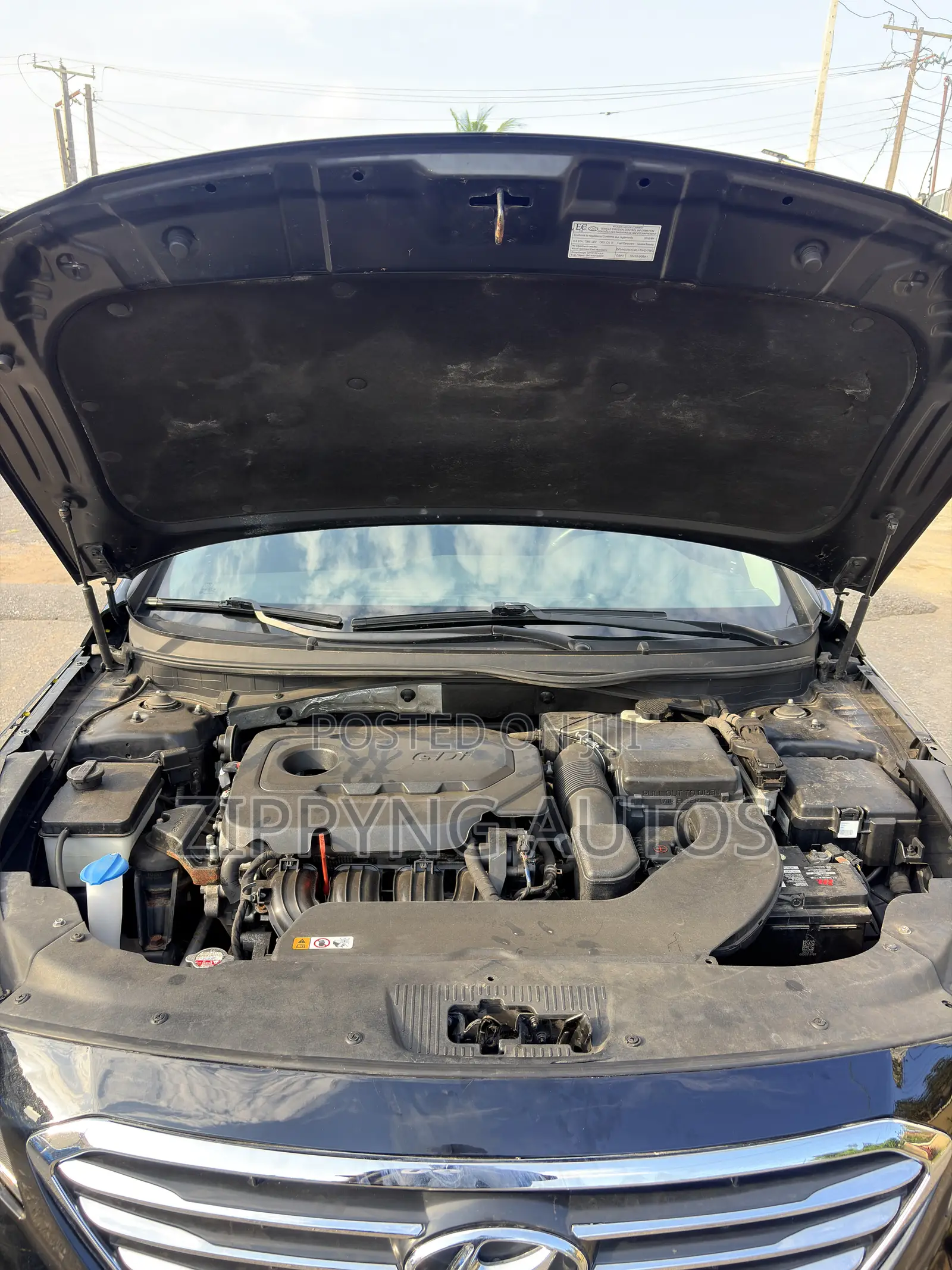 Hyundai Sonata Sport Sedan FWD (2.4L 4cyl 6A) 2017 Black