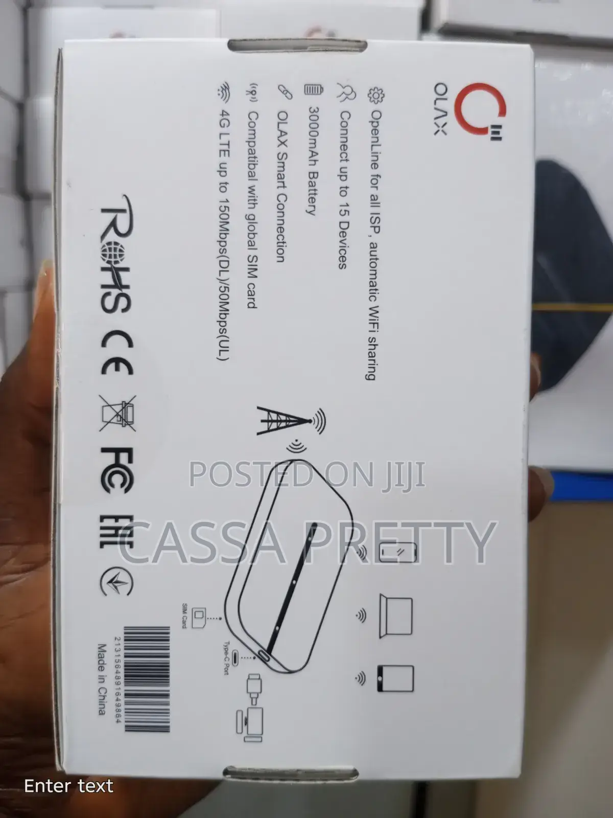 The OLAX 4G+ Mobile WiFi