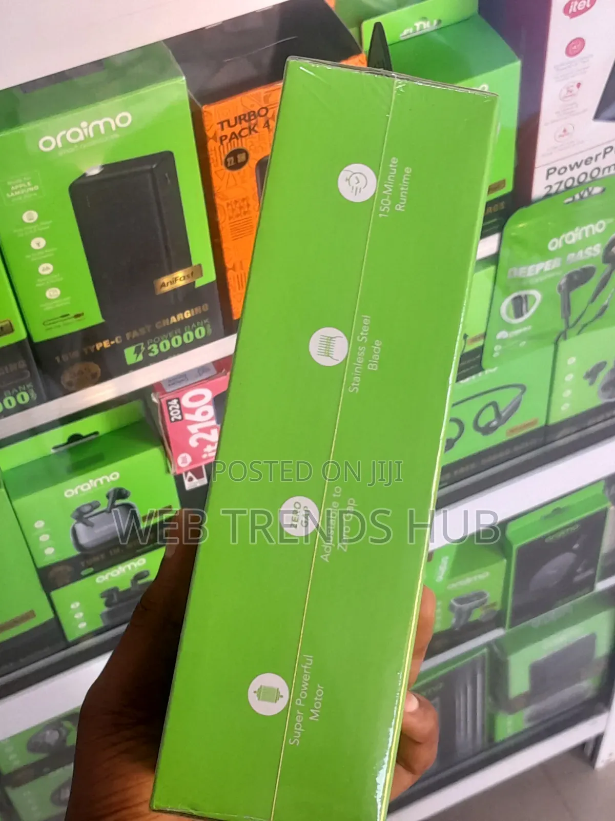 Original Oraimo EasyCut Cordless Hair Clipper (OCL-230)
