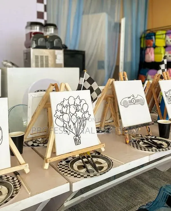 Small Table Top Easel Canva Paint Stand. Lagos.
