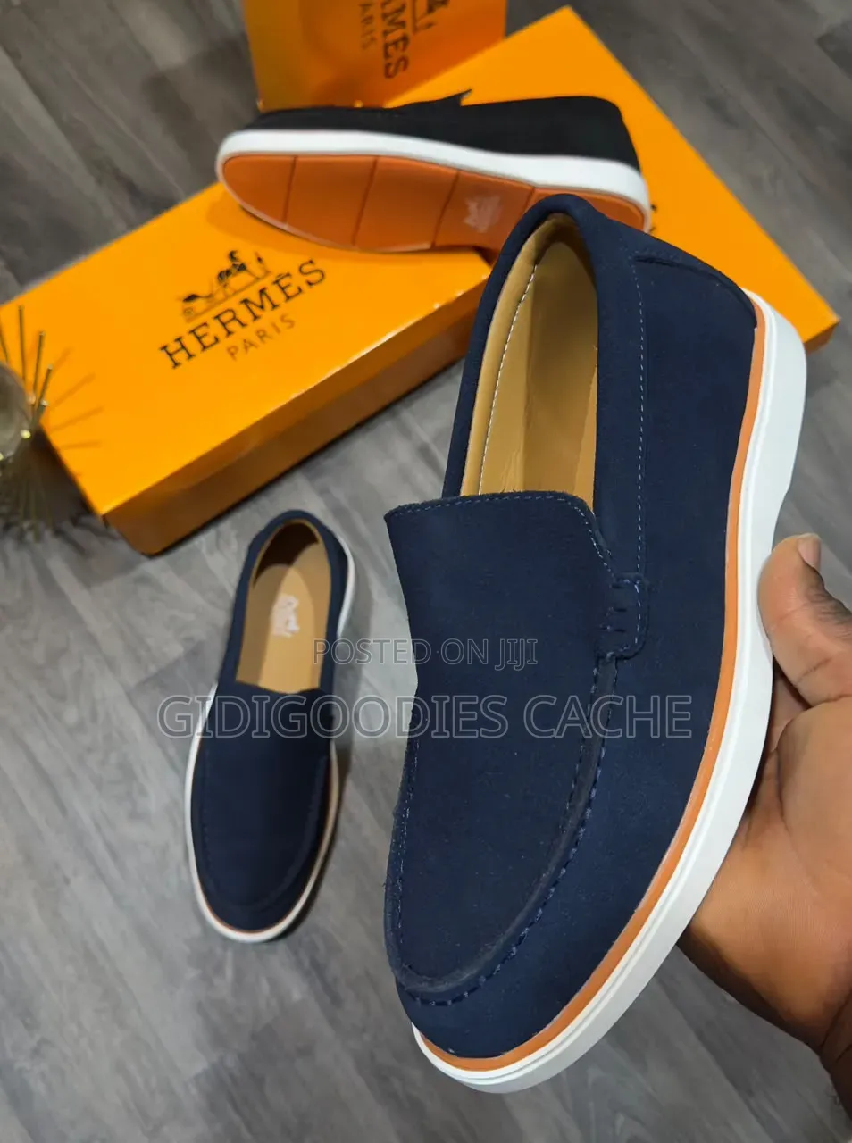 Hermes Low-Top Smart Casual Shoes Size 41-46