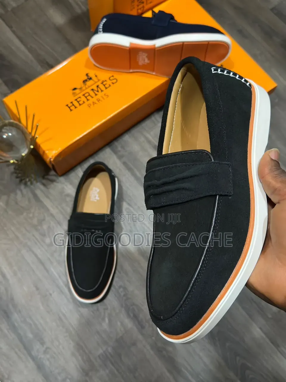 Hermes Low-Top Smart Casual Shoes Size 41-46